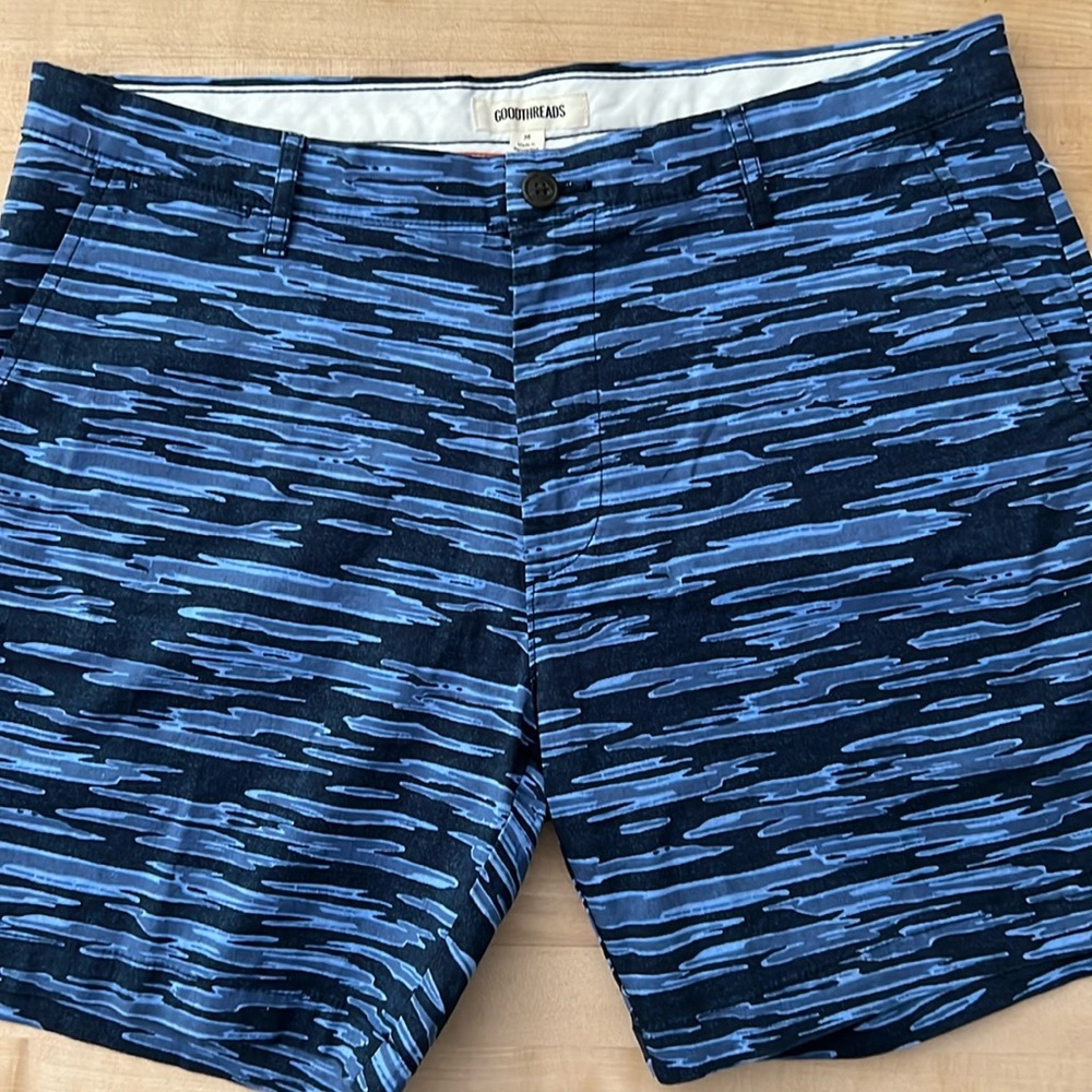 Goodthreads CAMO Stripe Print Shorts Mens SZ 36